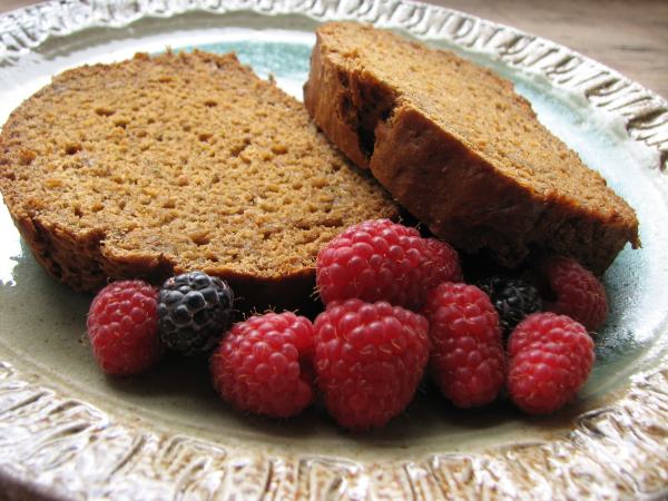 Banana Bread Slices on Plate
