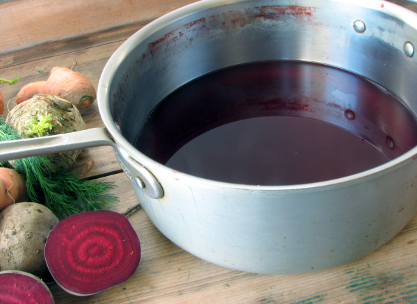 Beet Stock Strained